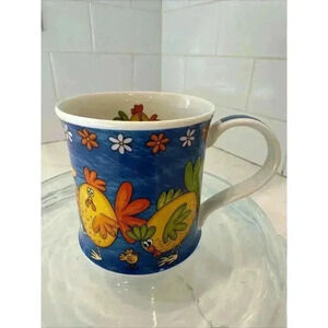 Dunoon~Stoneware~FARMYARD Jane Brookshaw Chickens Made In Scotland~MUG